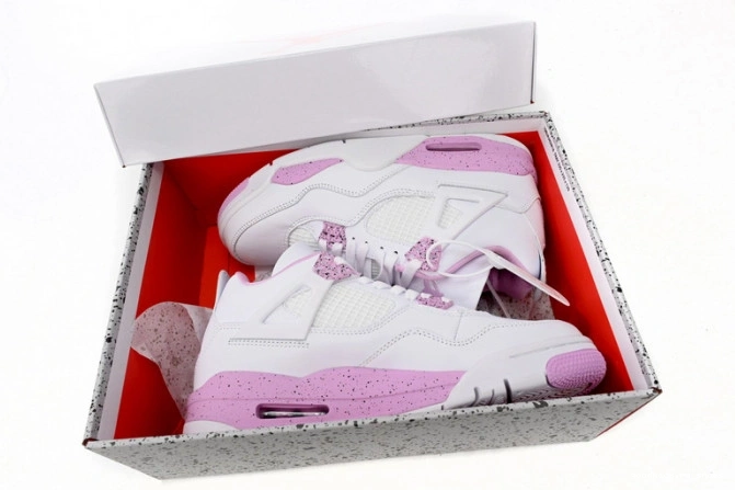 White Pink Jordan Retro 4 CT8527-116 0808
